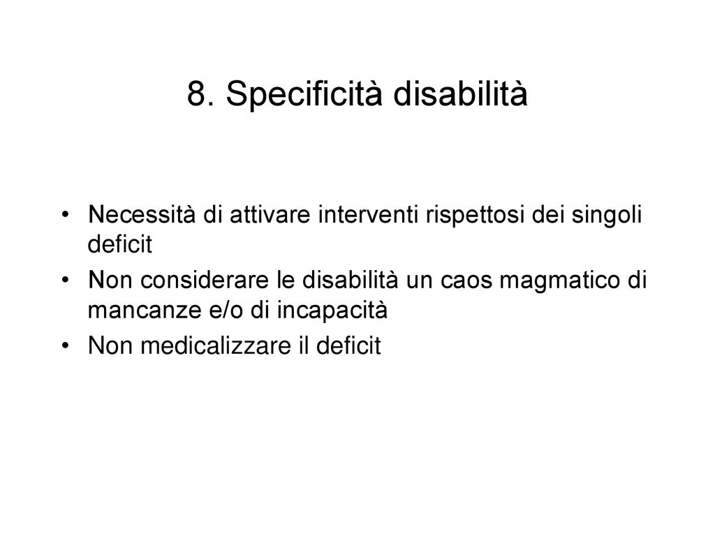 Didattica Speciale E Apprendimento Per Le Disabilit Sensoriali Ppt